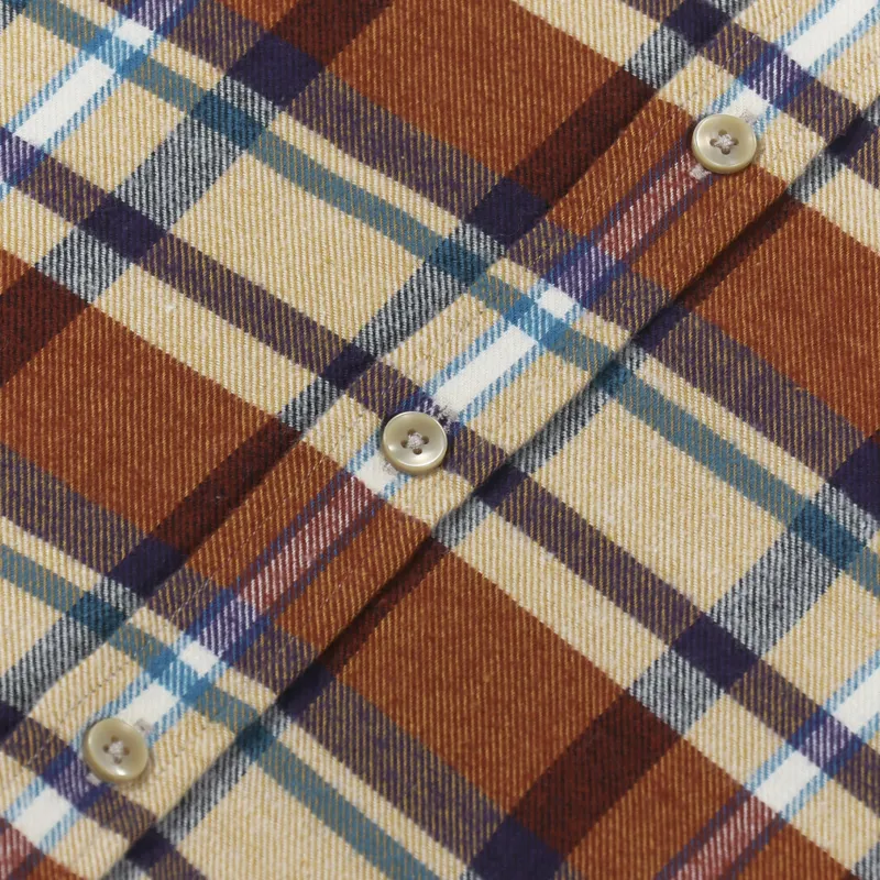 Portuguese Flannel Fall Palette Shirt Tan-5