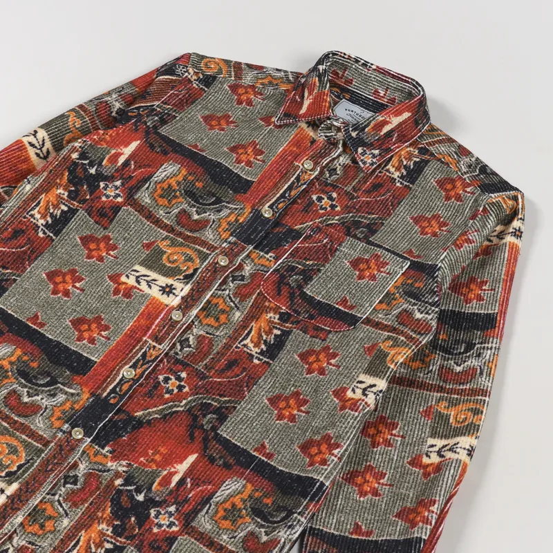 Portuguese Flannel Fall Shades Shirt Red-2