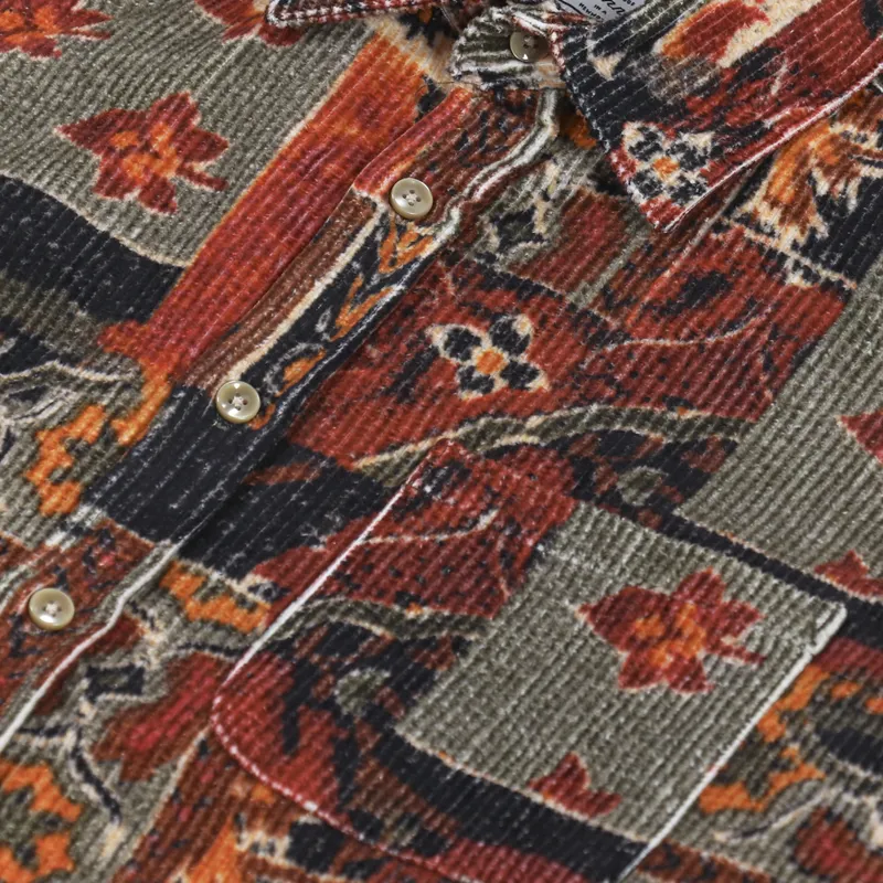 Portuguese Flannel Fall Shades Shirt Red-7