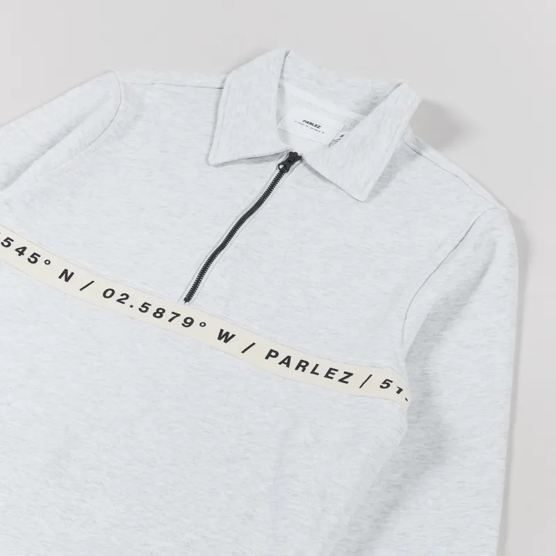 Parlez Farr Quarter Zip Sweat Heather-2