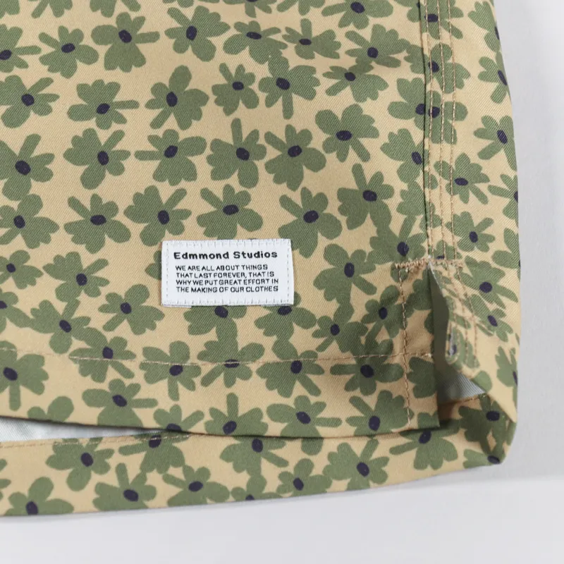 Edmmond Studios Fella Swim Short Khaki-3