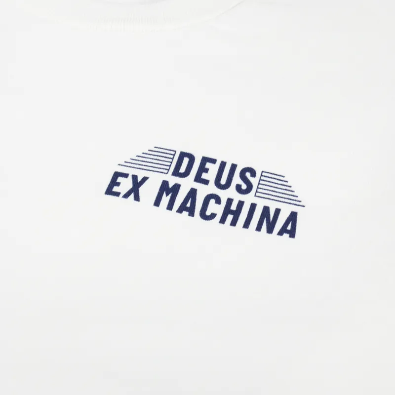 Deus Ex Machina Fender Crew Sweat Vintage White-5