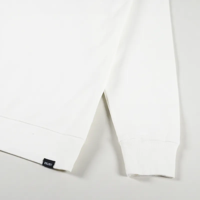 Deus Ex Machina Fender Crew Sweat Vintage White-6