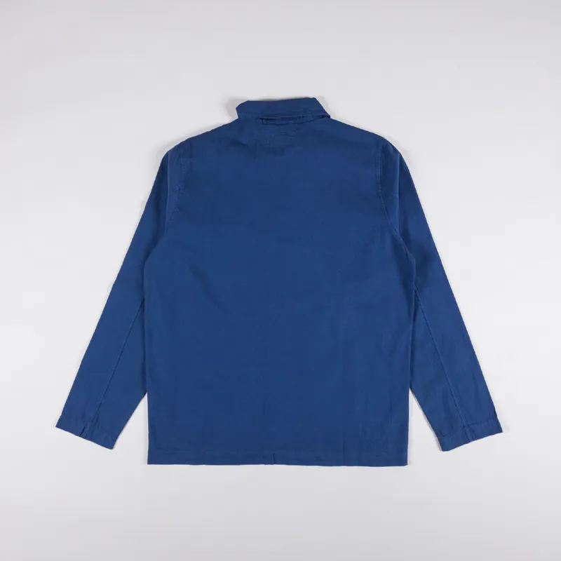 Universal Works Mens Field Jacket Indigo Summer Fine Canvas