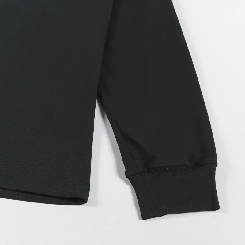 Palmes Tennis Society Field Long Sleeve T Shirt Black-5
