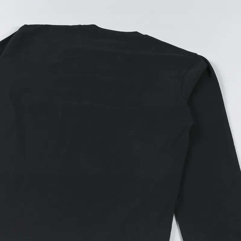 Palmes Tennis Society Field Long Sleeve T Shirt Black-3
