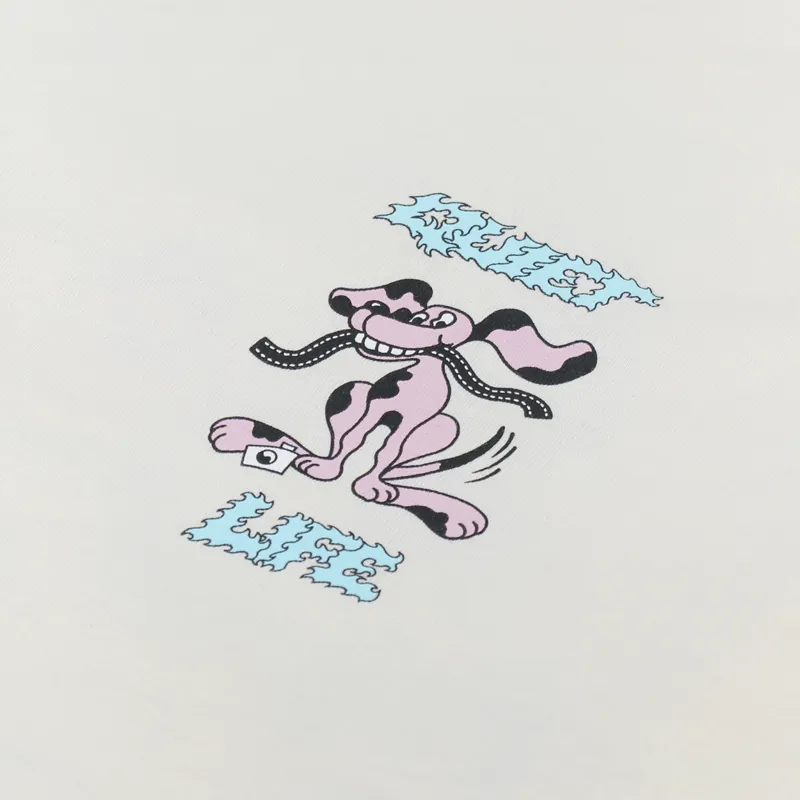 The Quiet Life Film Dog T Shirt Cream-5