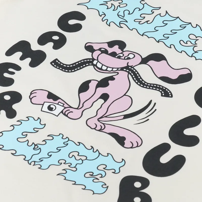 The Quiet Life Film Dog T Shirt Cream-4