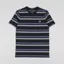 Fred Perry Fine Stripe T Shirt Navy