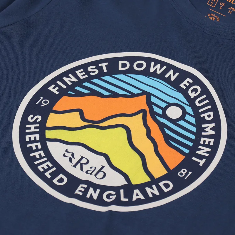 Rab Stance 3 Peaks T Shirt Deep Ink-2