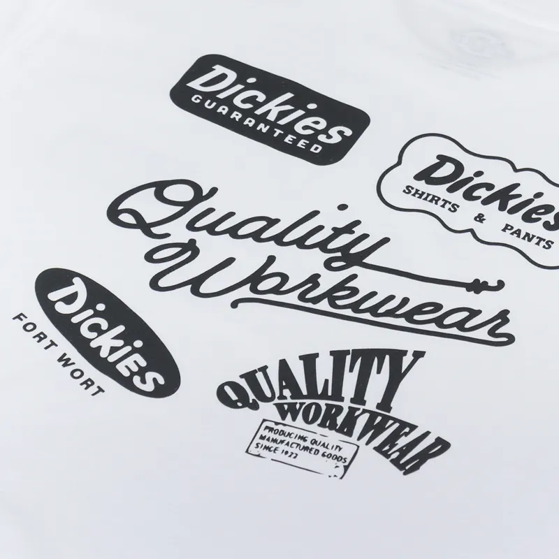 Dickies Fircrest T Shirt White-4