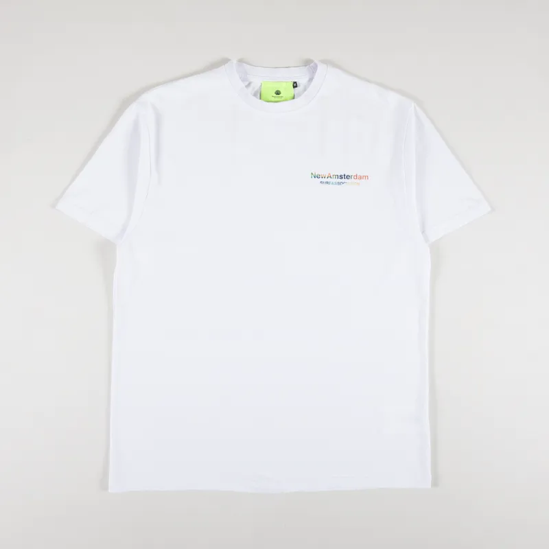 New Amsterdam Surf Association Fishnet T Shirt White-1