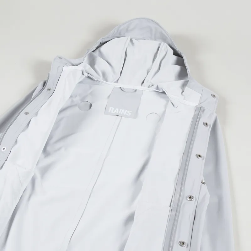 Rains long jacket stone on sale