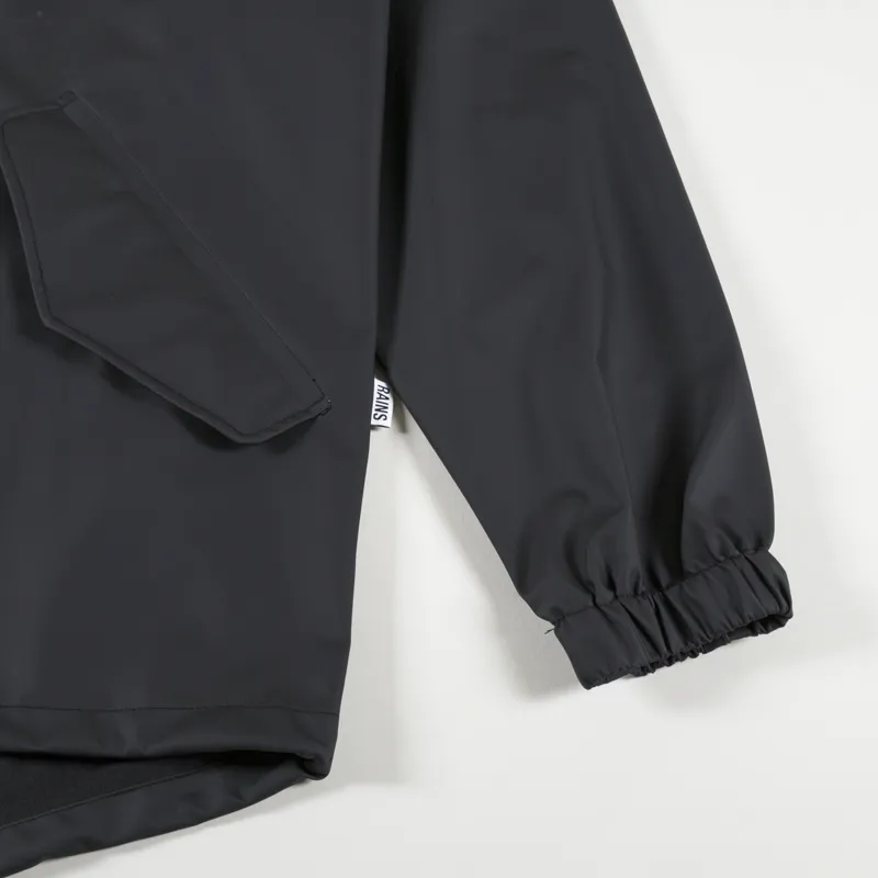 Rains Womens Waterproof Fishtail Parka Black-7