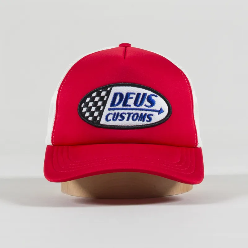 Deus Ex Machina Flags Trucker Cap Red-2