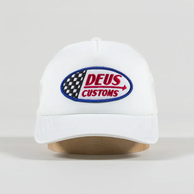 Deus Ex Machina Flags Trucker Cap White-1