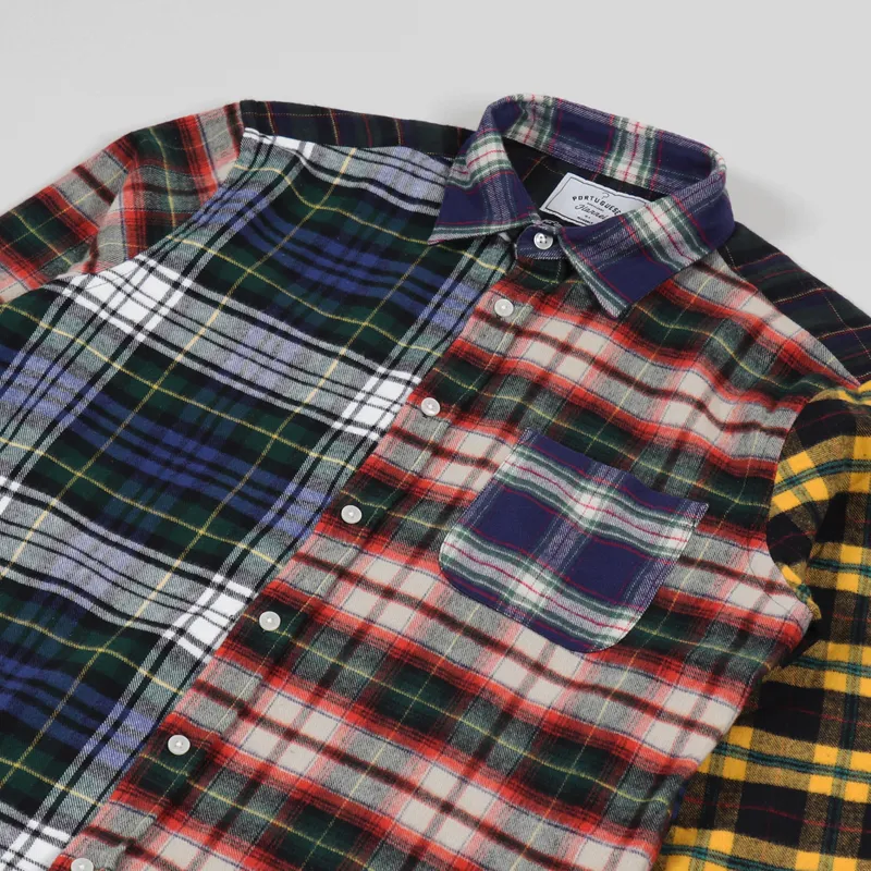 Portuguese Flannel Patch Shirt Multi-2
