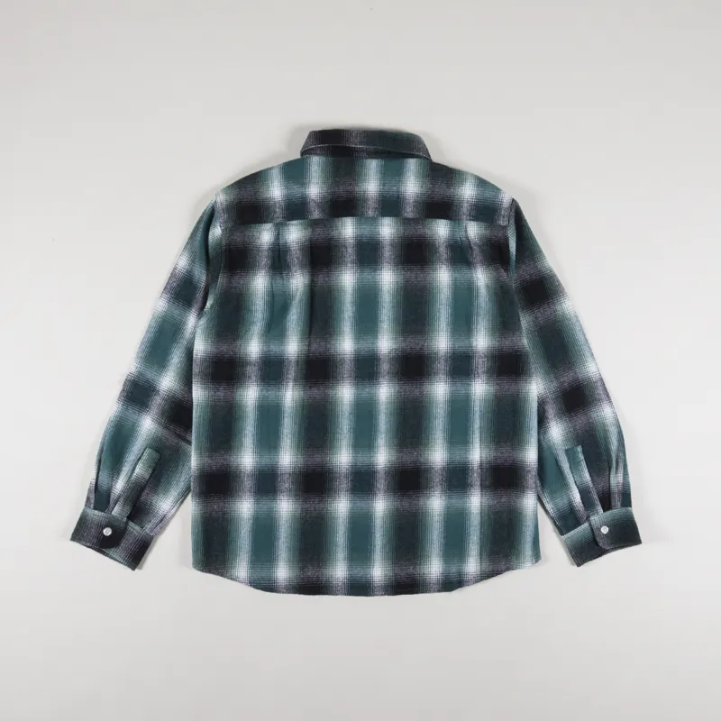 black and pine green shirts