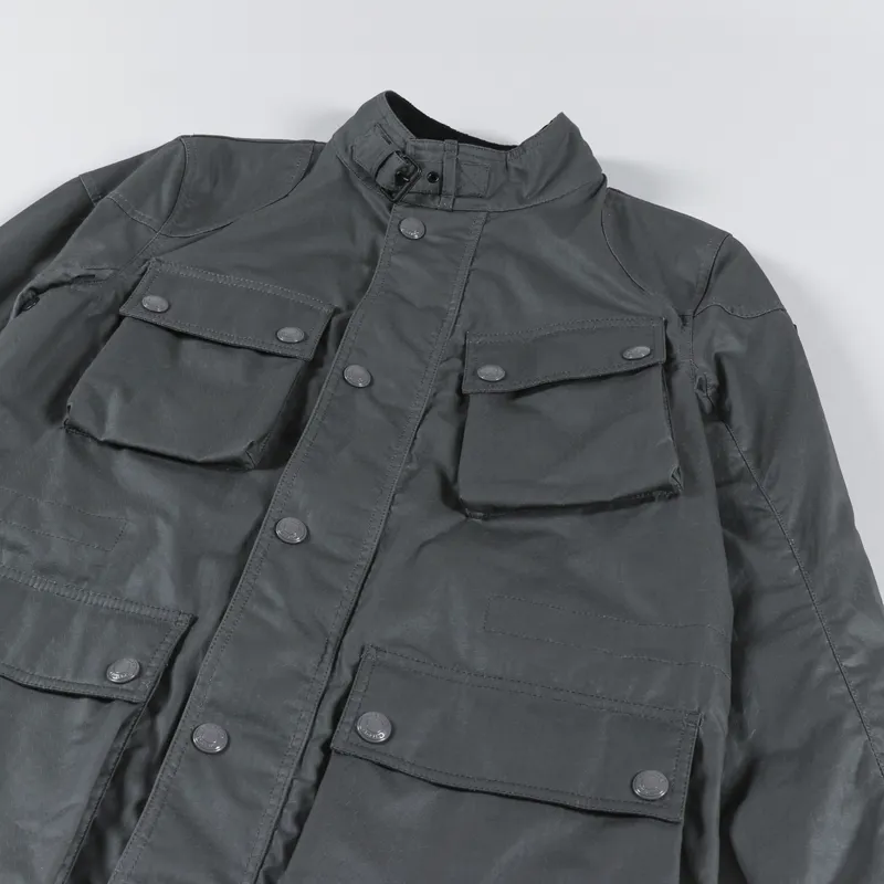 Belstaff Flash Fieldmaster Jacket Granite Grey Pink-3