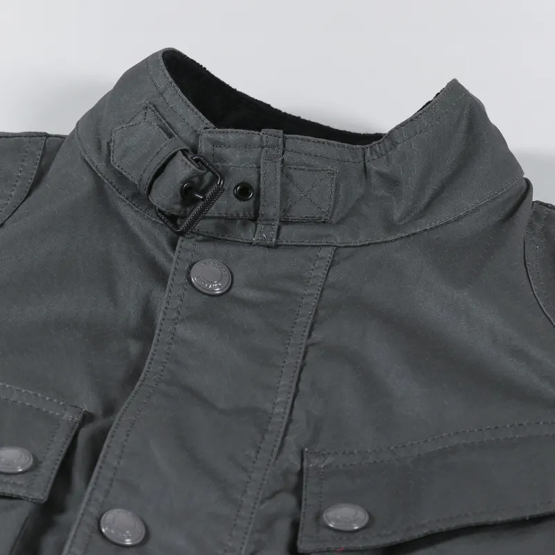 Belstaff Flash Fieldmaster Jacket Granite Grey Pink-11