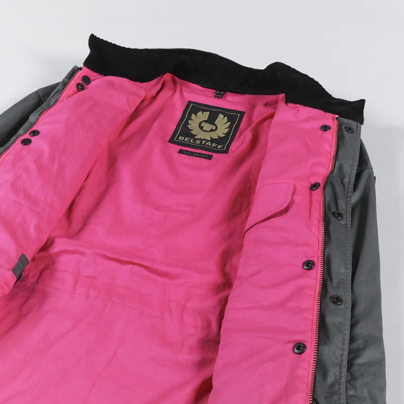 Belstaff Flash Fieldmaster Jacket Granite Grey Pink-4