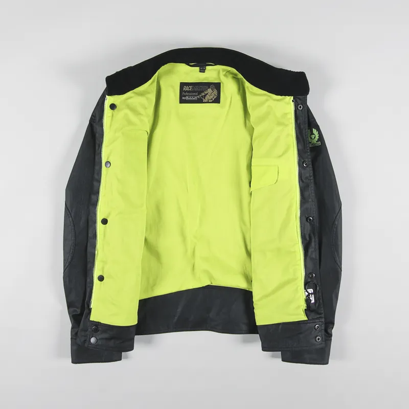 Belstaff Flash Racemaster Jacket Black Neon Yellow-1