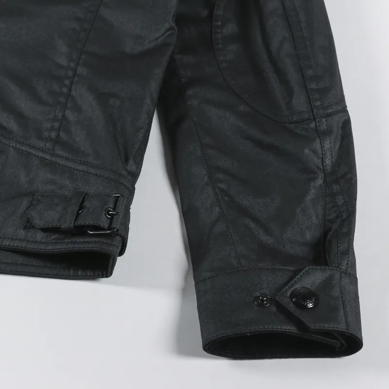 Belstaff Flash Racemaster Jacket Black Neon Yellow-11