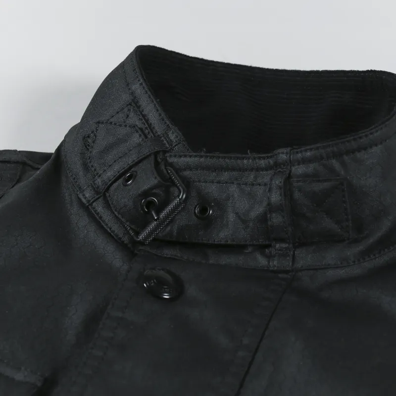 Belstaff Flash Racemaster Jacket Black Neon Yellow-6