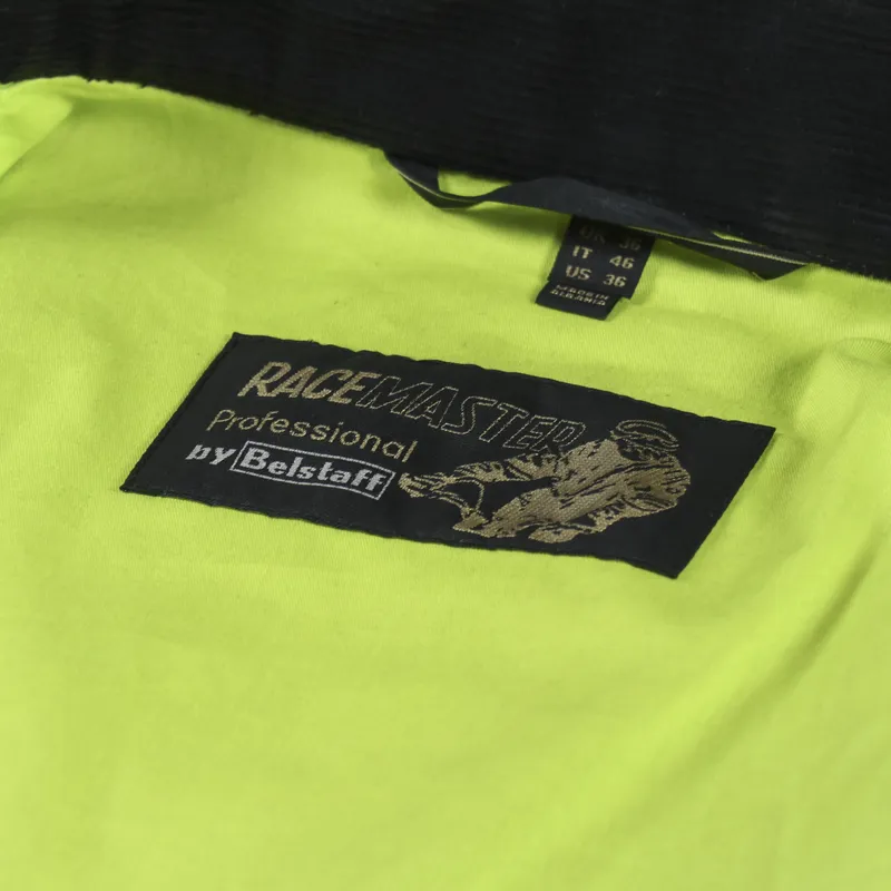 Belstaff Flash Racemaster Jacket Black Neon Yellow-9
