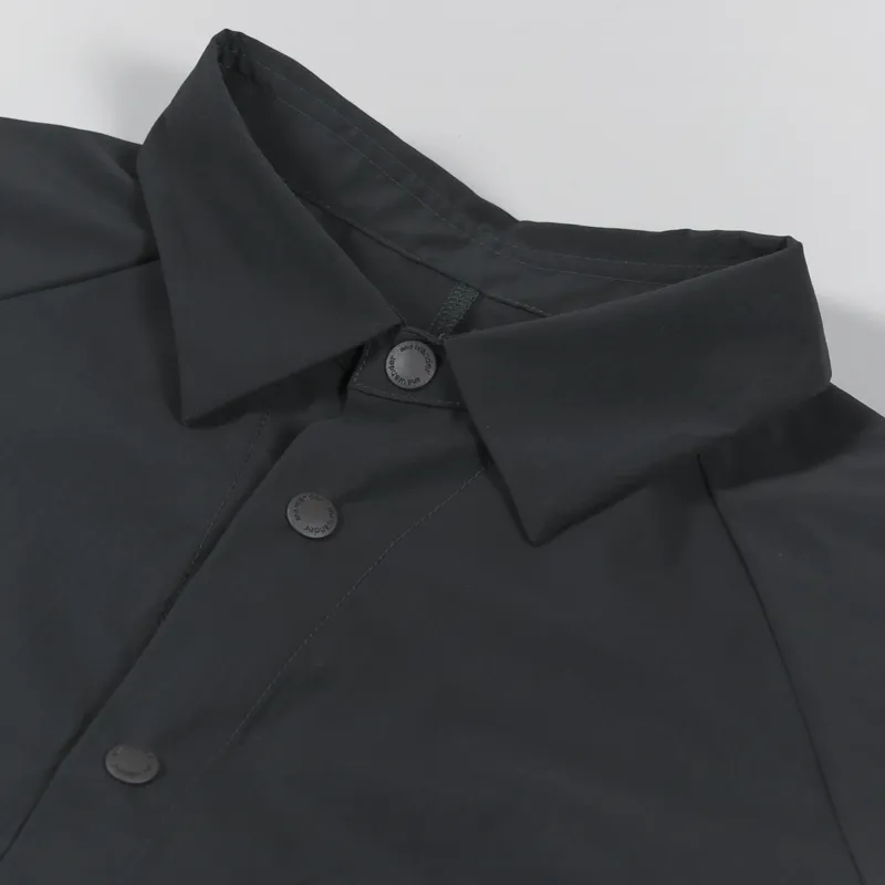 And Wander Fleece Base Long Sleeve Shirt Charcoal-8