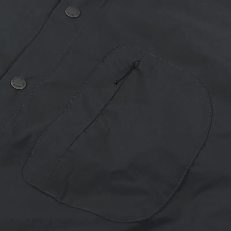 And Wander Fleece Base Long Sleeve Shirt Charcoal-6