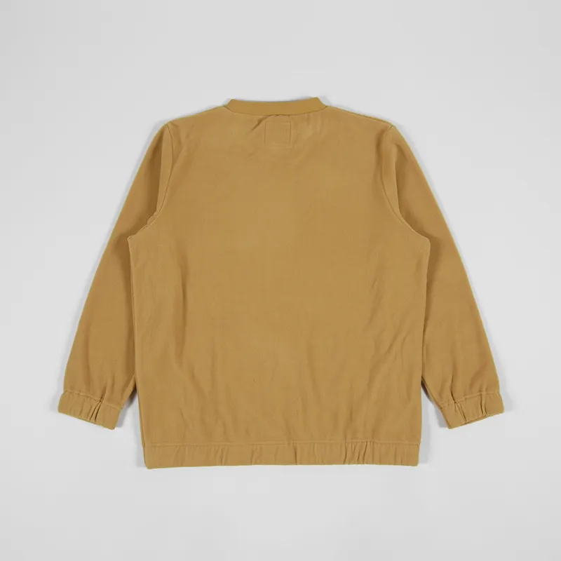 Gramicci Fleece Crew Neck Sweatshirt Mustard-1