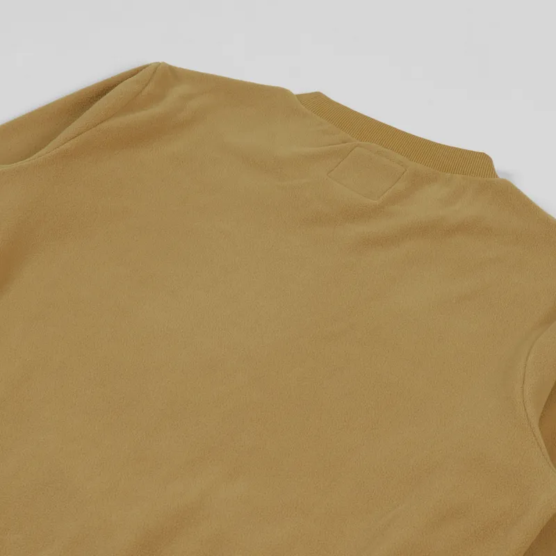 Gramicci Fleece Crew Neck Sweatshirt Mustard-3