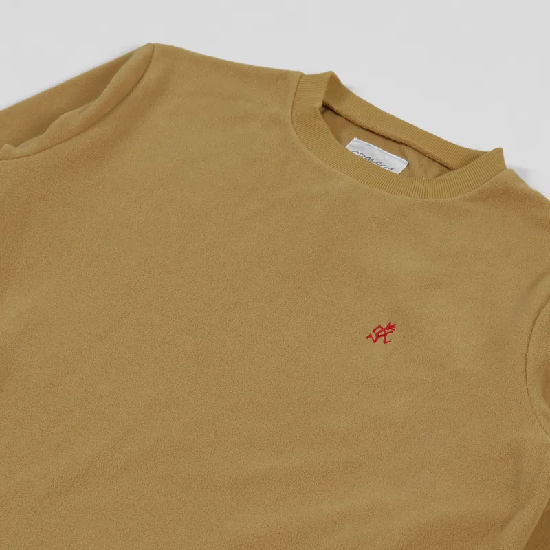 Gramicci Fleece Crew Neck Sweatshirt Mustard-2
