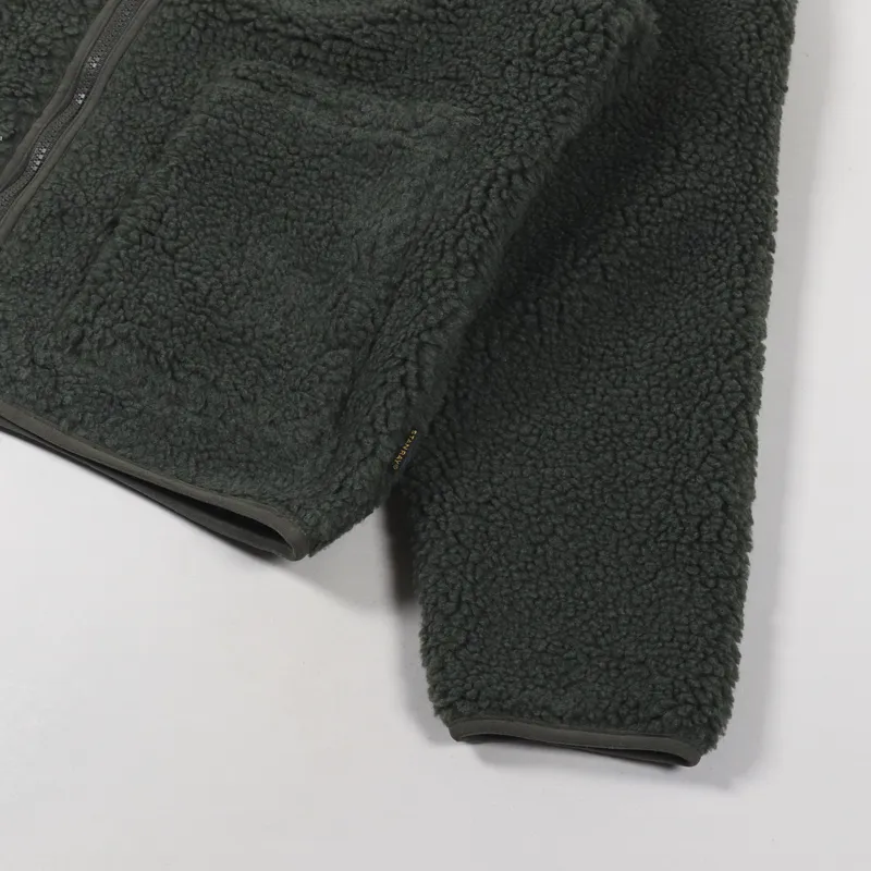 Stan Ray Fleece Layer Cardigan Olive-6