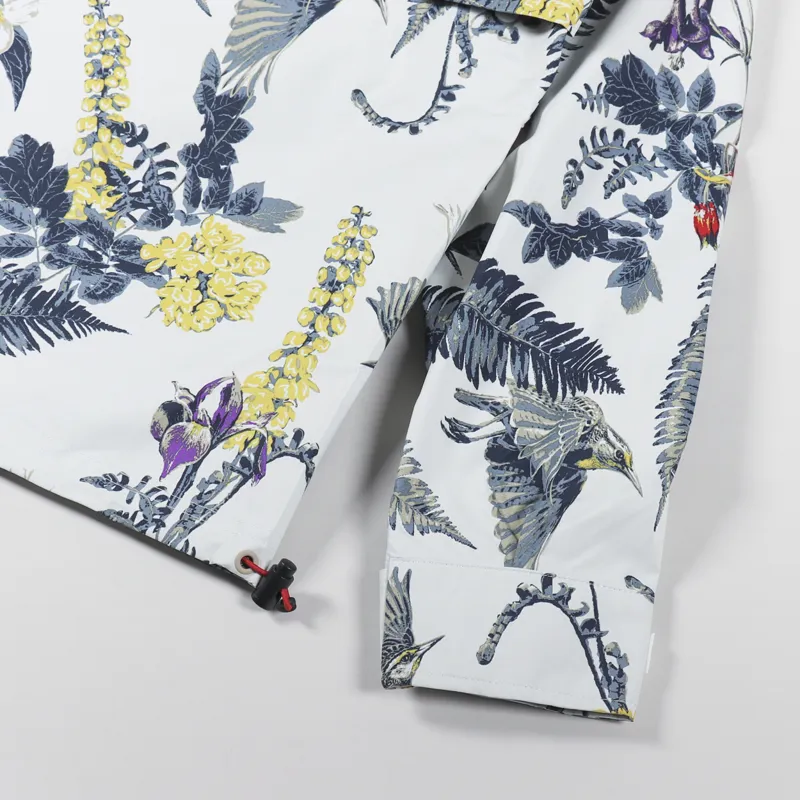 Columbia Field Creek Fraser Waterproof Jacket Sea Salt Wildlife Guide Print-7