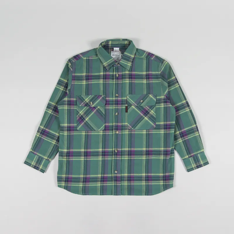 Gramicci Flannel Shirt Green