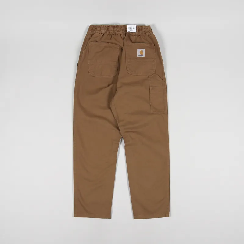 Carhartt WIP Mens Flint Pants Jasper Brown Moraga Twill