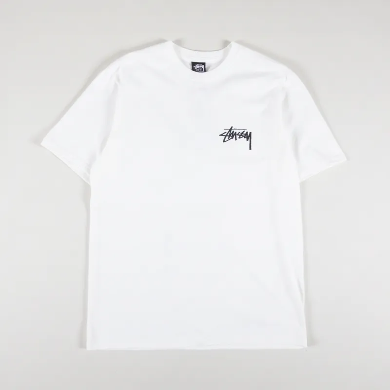 Stussy Flower Bomb T Shirt White-1
