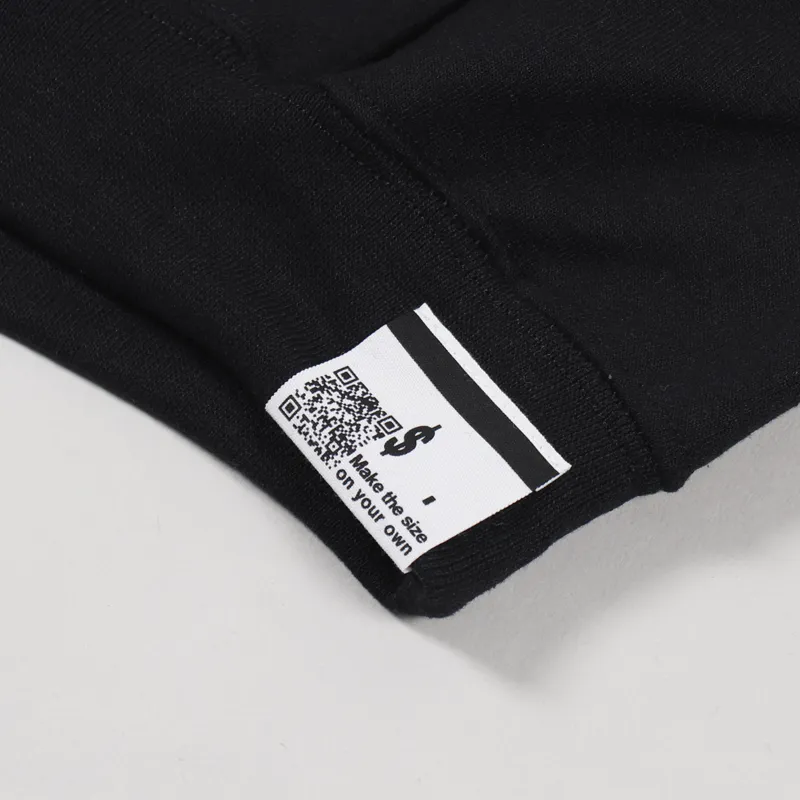 Flagstuff Flower Hoodie Black-4