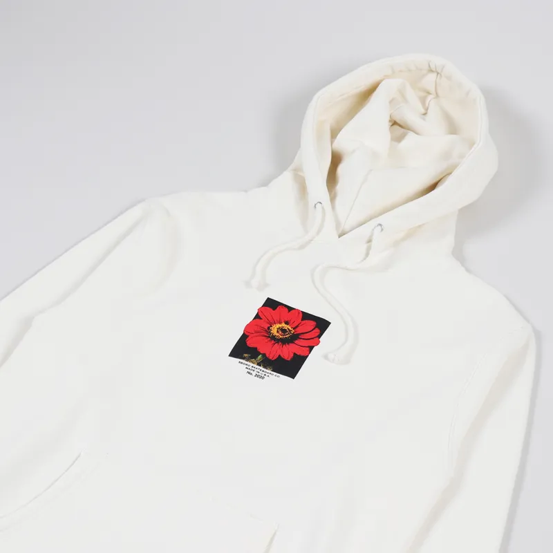 5Boro Flower Hoodie Bone White-2