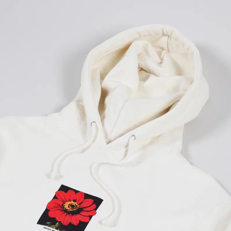 5Boro Flower Hoodie Bone White-6
