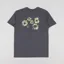 Working Class Heroes Spring Flowers T Shirt Anthracite