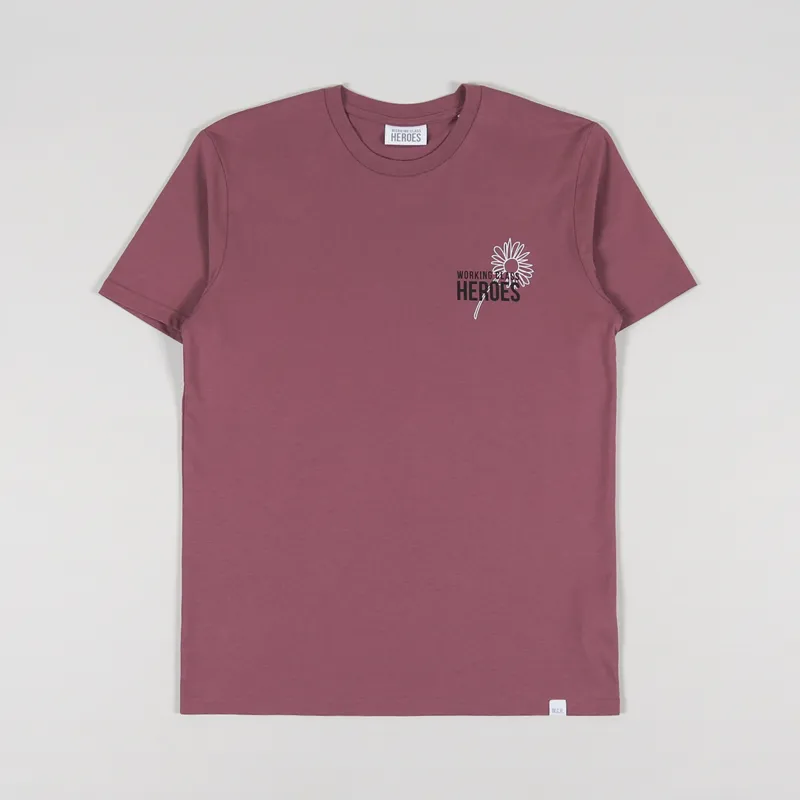 Working Class Heroes Spring Flowers T Shirt Hibiscus Rose-1