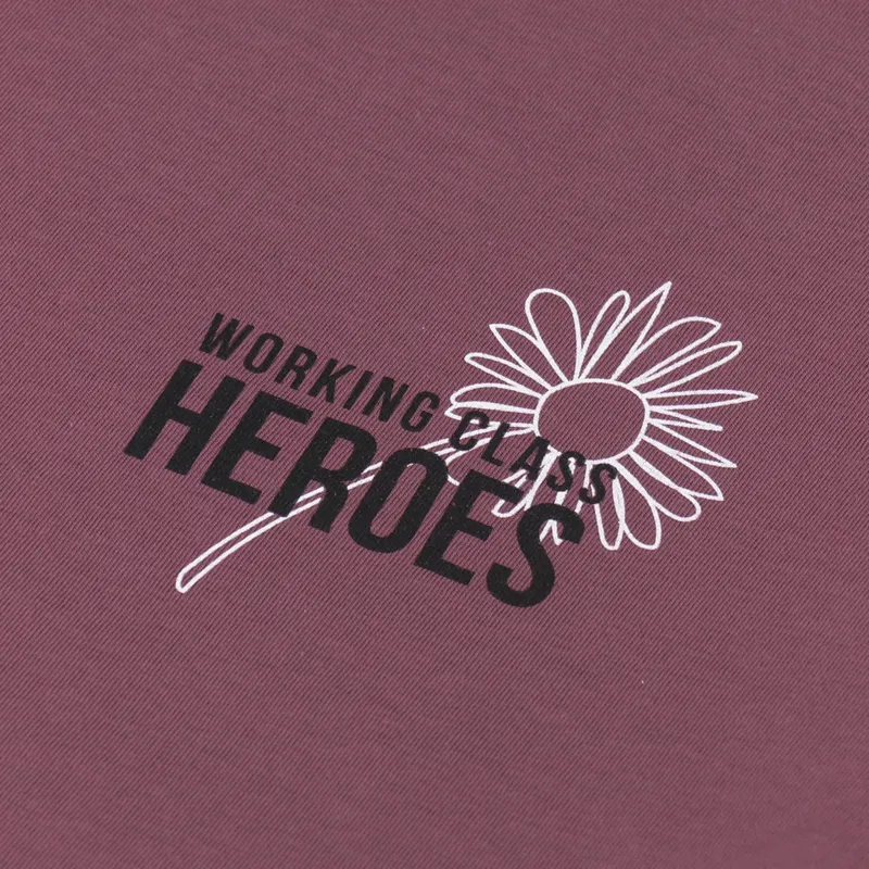 Working Class Heroes Spring Flowers T Shirt Hibiscus Rose-5