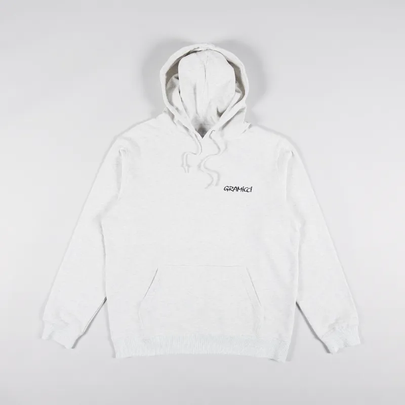 Gramicci Flower Hooded Sweatshirt Ash Heather-1