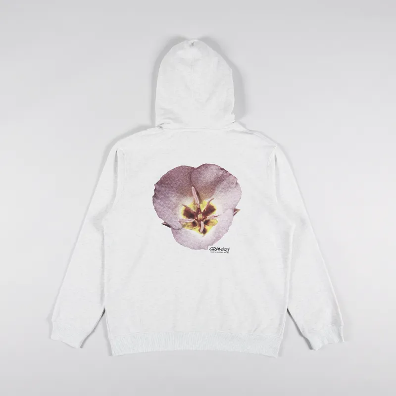 Gramicci Flower Hooded Sweatshirt Ash Heather