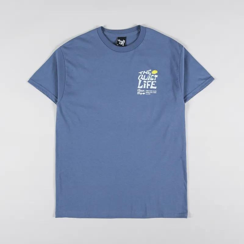 The Quiet Life Flower Shop T Shirt Slate-1