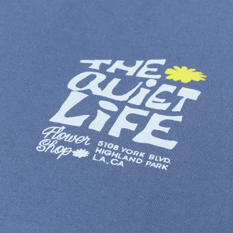 The Quiet Life Flower Shop T Shirt Slate-5