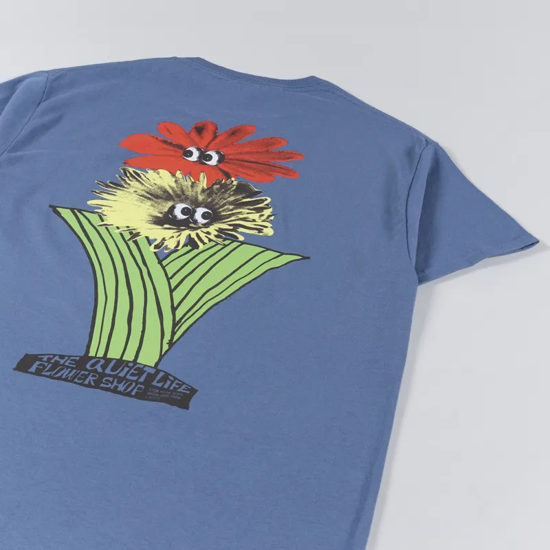 The Quiet Life Flower Shop T Shirt Slate-2